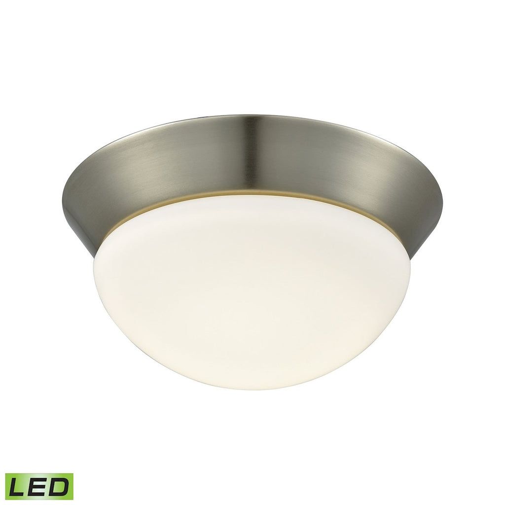 Contours - Flush Mount - Satin Nickel