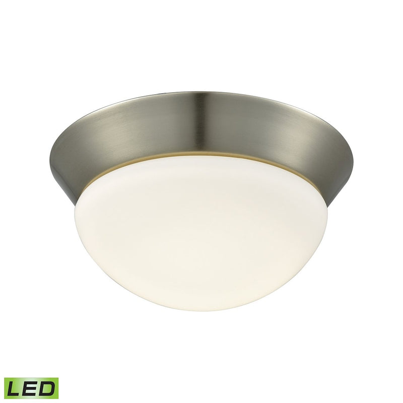 Contours - Flush Mount - Satin Nickel