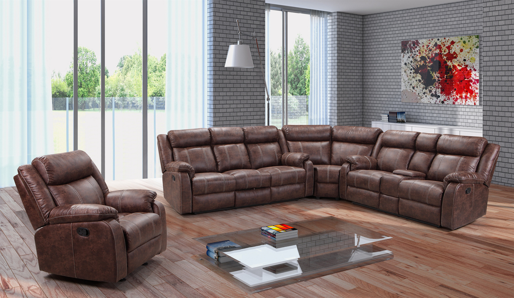 L7303-3PC Buckskin 3 Piece Sectional - ReeceFurniture.com