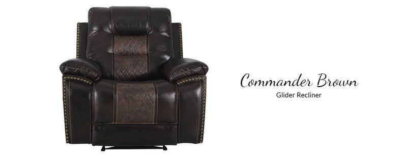 LV3000 Commander Brown Recliner - ReeceFurniture.com