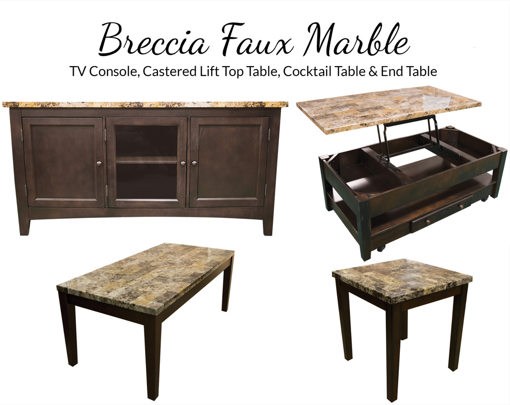 16002L Breccia Faux Marble - ReeceFurniture.com