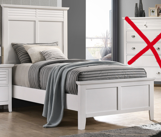 C7313W Cottage Bay White - ReeceFurniture.com