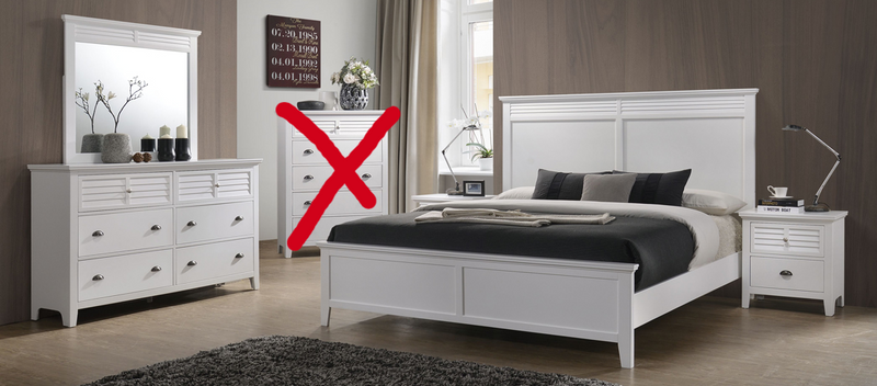 C7313W Cottage Bay White - ReeceFurniture.com