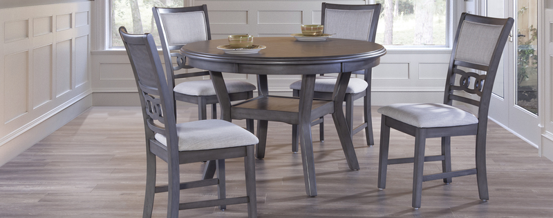 D1701 Gia Gray Dining Set - ReeceFurniture.com