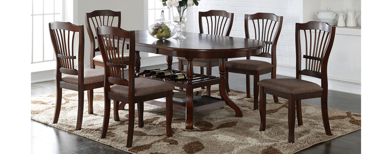 D2541 Bixby Espresso Dining - ReeceFurniture.com