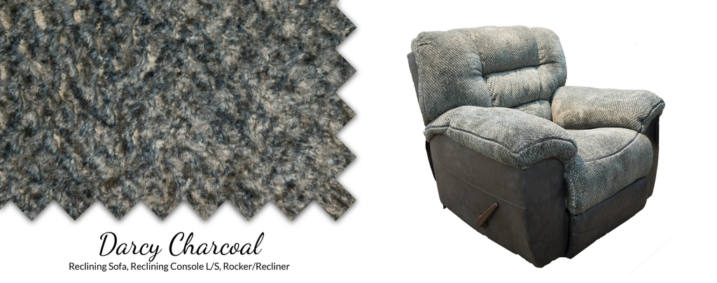 50439 Darcy Charcoal Recliner - ReeceFurniture.com