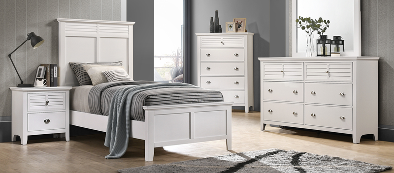 C7313W Cottage Bay White - ReeceFurniture.com