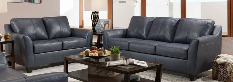 2029 Soft Touch Shale Leather - ReeceFurniture.com