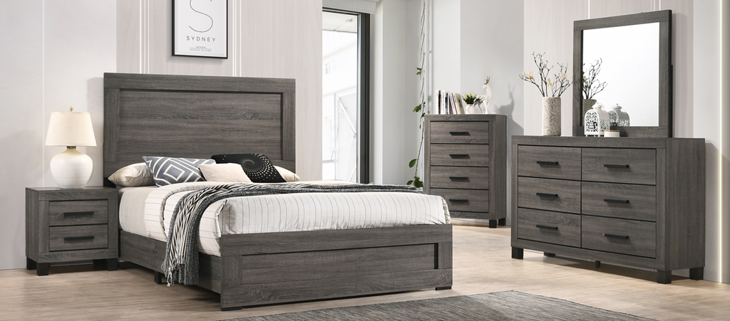 C8321A Salt Creek Gray Bedroom - ReeceFurniture.com