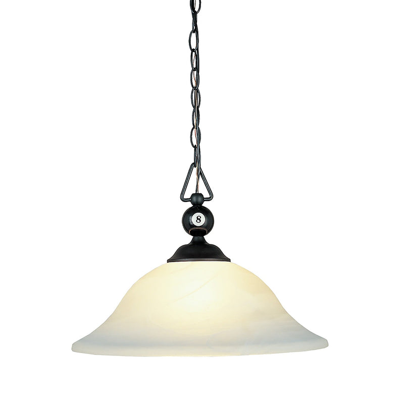 Billiard Motif - Pendant - Matte Black