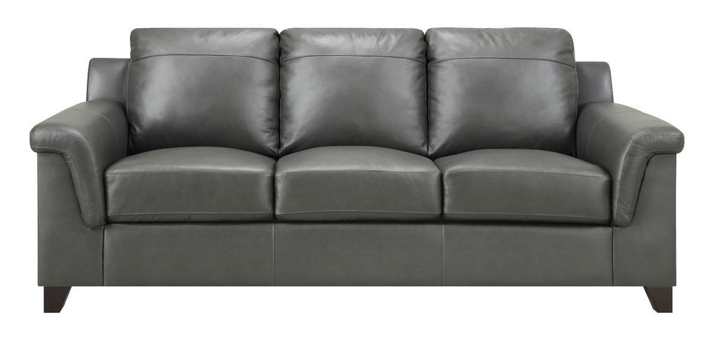 5053 Sienna 8195 Dark Gray Top Grain Leather Furniture - RauFurniture.com
