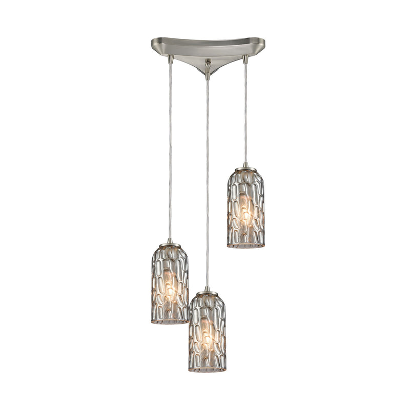 Ansegar - Mini Pendant - Satin Nickel
