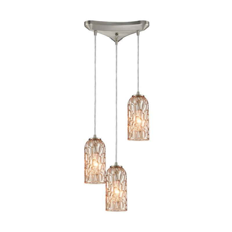 Ansegar - Mini Pendant - Satin Nickel