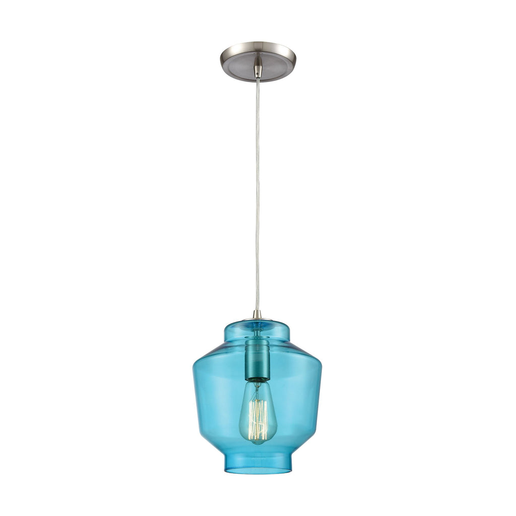 Barrel - Mini Pendant - Satin Nickel