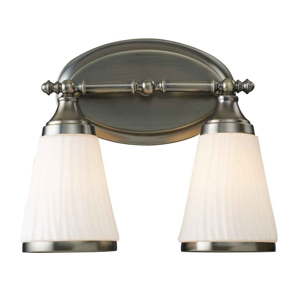 Brussels - Vanity Light - Antique Brass