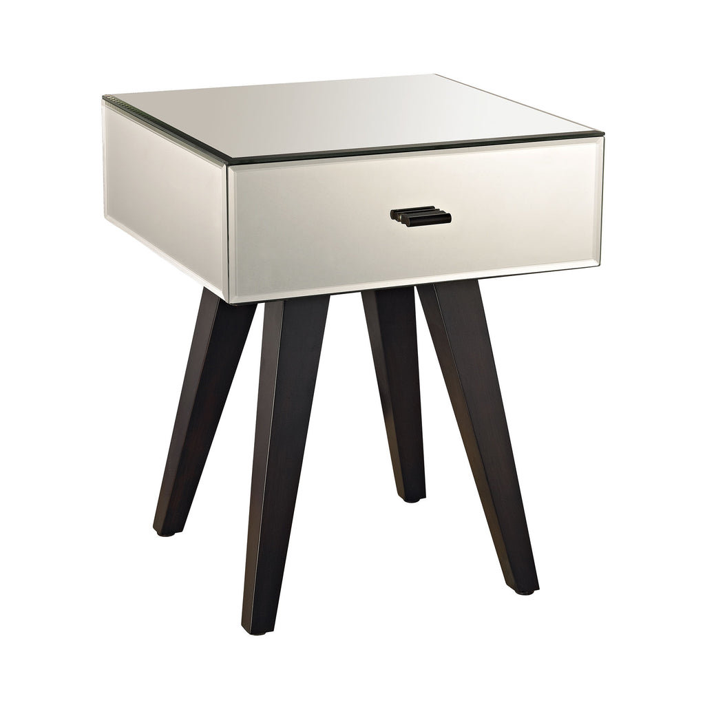 1114-152 Modern Mirror Leg Side Table - Free Shipping! Table - RauFurniture.com