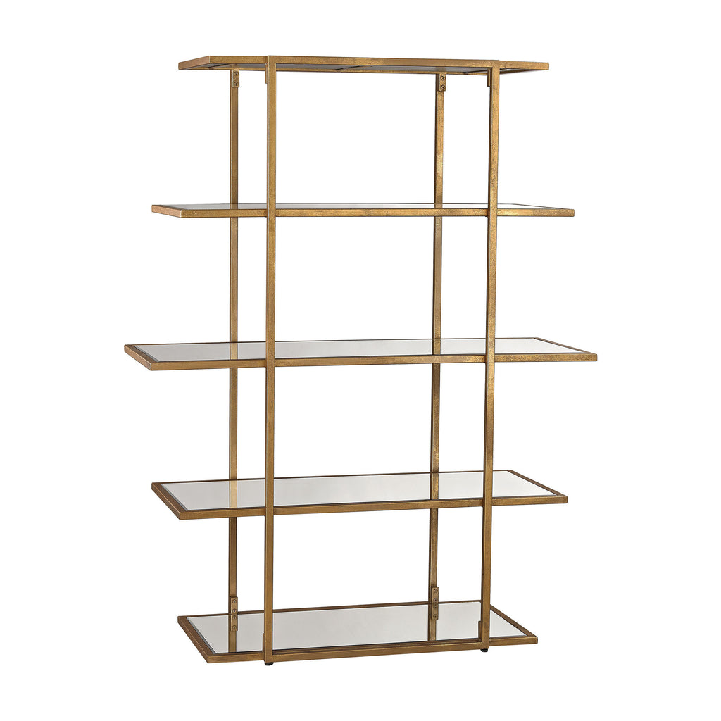 1114-171 Diamond Gold Leaf Frame Shelf - Free Shipping! Shelf - RauFurniture.com