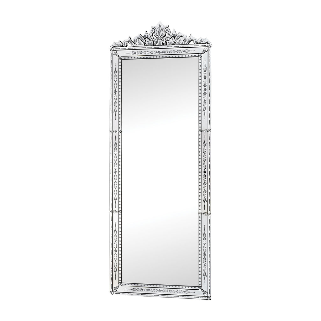 1114-195 Camille 91-Inch Clear Glass Rectangular Wall Mirror - Free Shipping! Mirror - RauFurniture.com