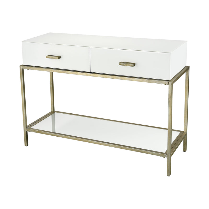 1114-253 Evans White Console - Free Shipping! Table - RauFurniture.com