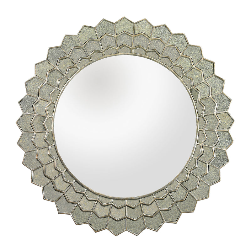 114184 Antique Sunflower Wall Mirror  - Free Shipping! Mirror - RauFurniture.com