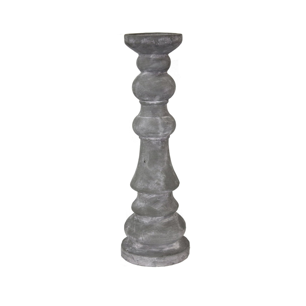 Gray Cement Candle Holder 24