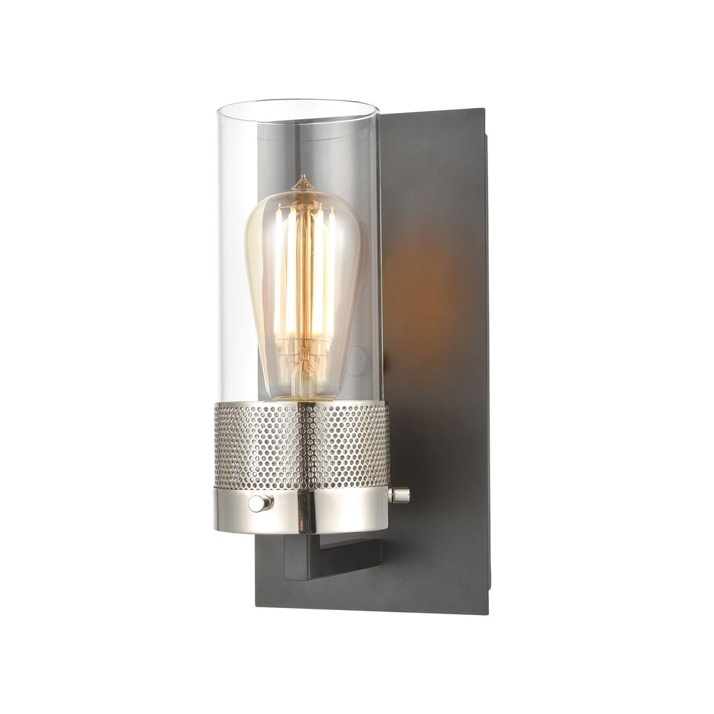 Bergenline - Vanity Light - Matte Black, Polished Nickel, Polished Nickel
