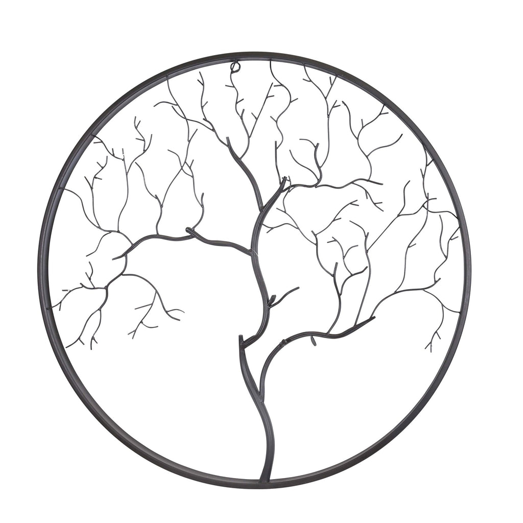 Black Metal Tree Wall Art, Wb