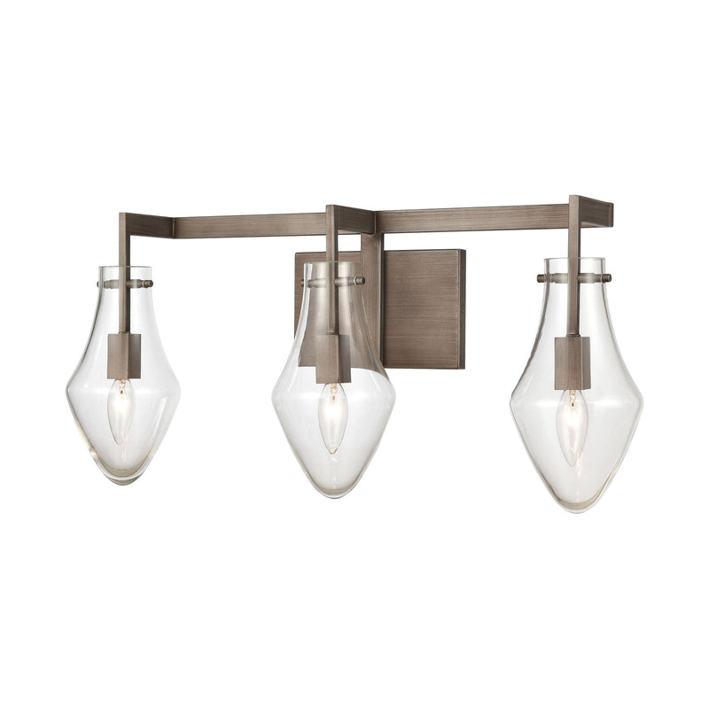 Culmination - Vanity Light - Weathered Zinc