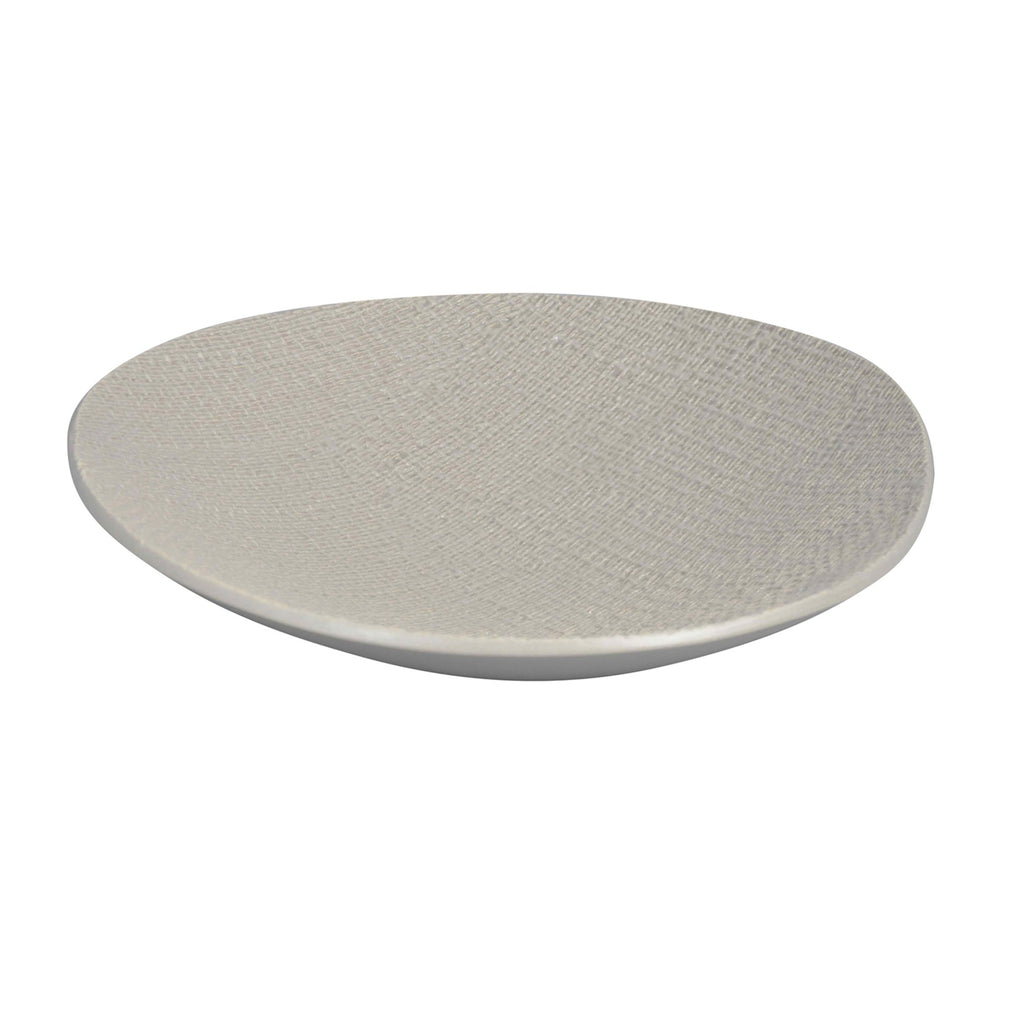 Beige Textured Ceramic Bowl