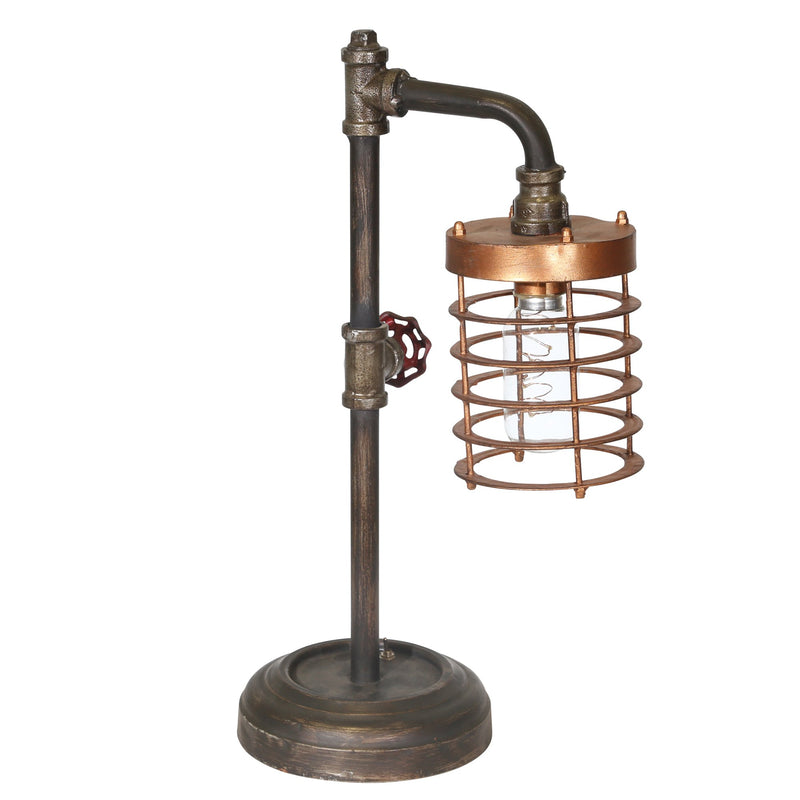 Metal Pipe Table Lamp