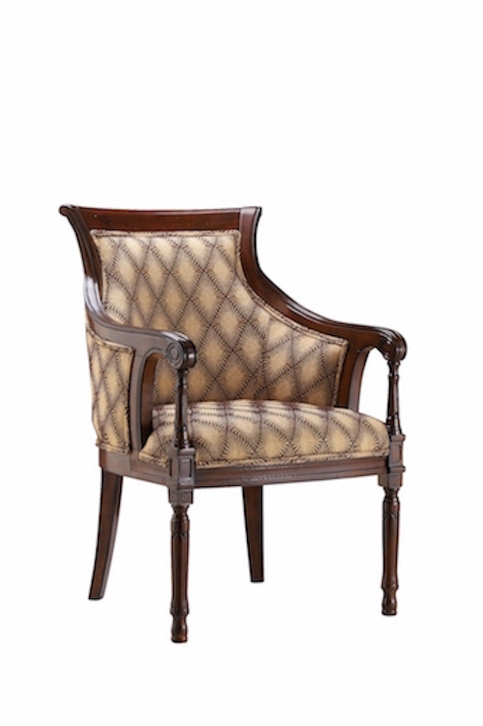 12933 - Accent Chair w/Hypnotize Latte Fabric - Free Shipping!, Accent Chairs, Stein World, - ReeceFurniture.com - Free Local Pick Ups: Frankenmuth, MI, Indianapolis, IN, Chicago Ridge, IL, and Detroit, MI