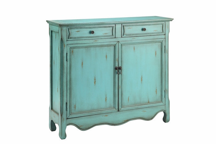 13017 - Claridon Cupboard Two Door, Two Drawer in Antique Blue - Free Shipping!, Accent Cabinets, Stein World, - ReeceFurniture.com - Free Local Pick Ups: Frankenmuth, MI, Indianapolis, IN, Chicago Ridge, IL, and Detroit, MI