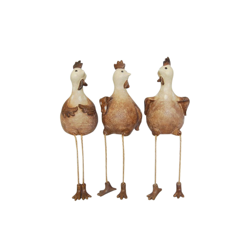 S/3 Hanging Legs Chickens