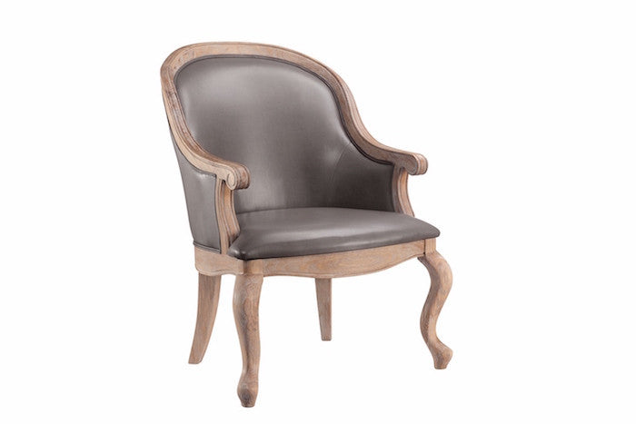 13033 - Urbana Accent Chair in Gray Bonded Leather - Free Shipping!, Accent Chairs, Stein World, - ReeceFurniture.com - Free Local Pick Ups: Frankenmuth, MI, Indianapolis, IN, Chicago Ridge, IL, and Detroit, MI