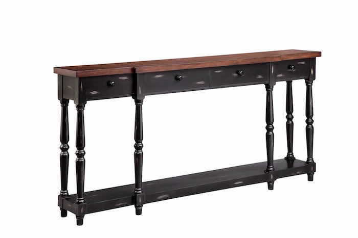 13137 - Simpson Four Drawer Console - Free Shipping!, Accent Consoles, Stein World, - ReeceFurniture.com - Free Local Pick Ups: Frankenmuth, MI, Indianapolis, IN, Chicago Ridge, IL, and Detroit, MI