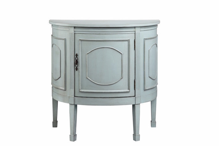 13142 - Tucci Demi Lune One Door Console - Free Shipping!, Accent Consoles, Stein World, - ReeceFurniture.com - Free Local Pick Ups: Frankenmuth, MI, Indianapolis, IN, Chicago Ridge, IL, and Detroit, MI