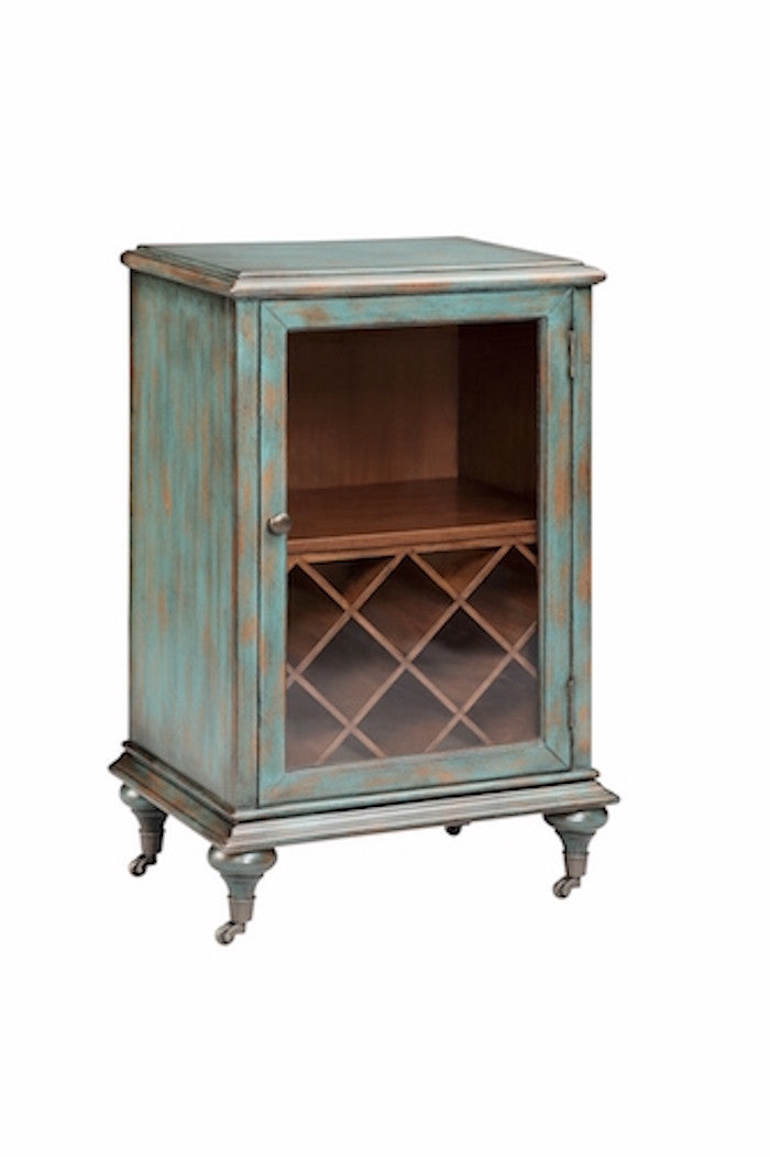 13174 - Gemma One DoorWine Cabinet - Free Shipping!, Wine Cabinets/Carts/Racks, Stein World, - ReeceFurniture.com - Free Local Pick Ups: Frankenmuth, MI, Indianapolis, IN, Chicago Ridge, IL, and Detroit, MI