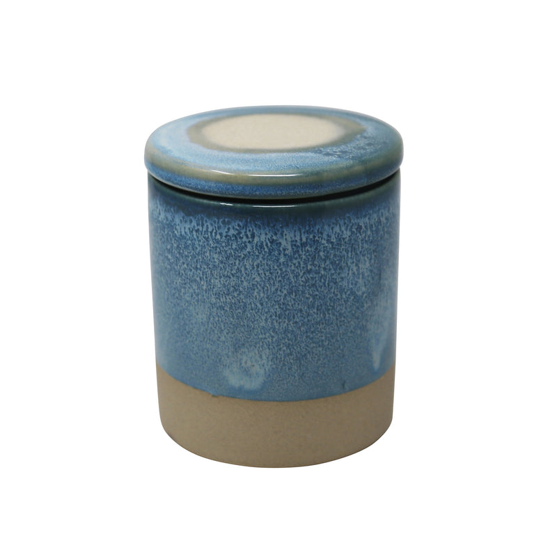 Outdoor Citronella Candle In Ceramic , Blue