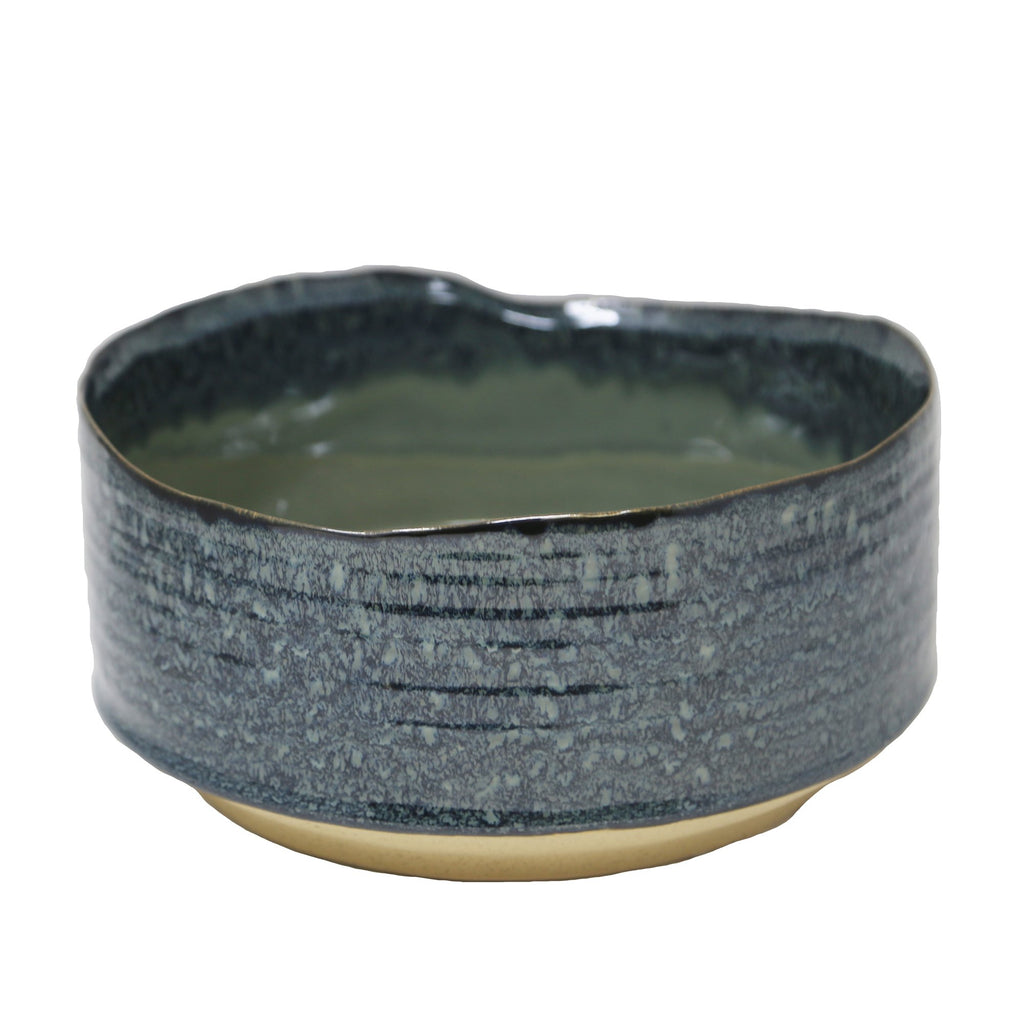 Beige/Blue Planter 10.75"