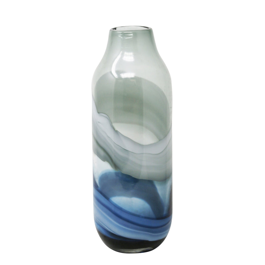 Glass Vase 16", Multi