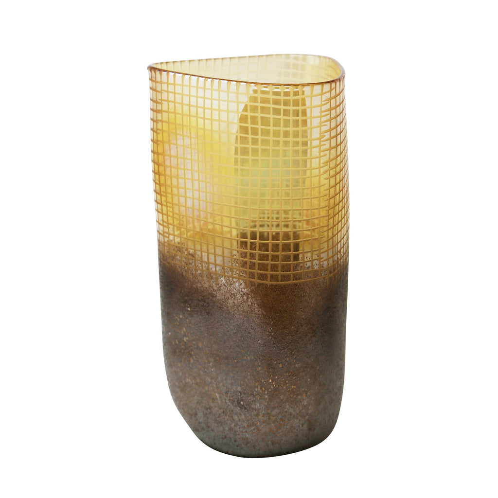Glass Vase 18.5", Multi