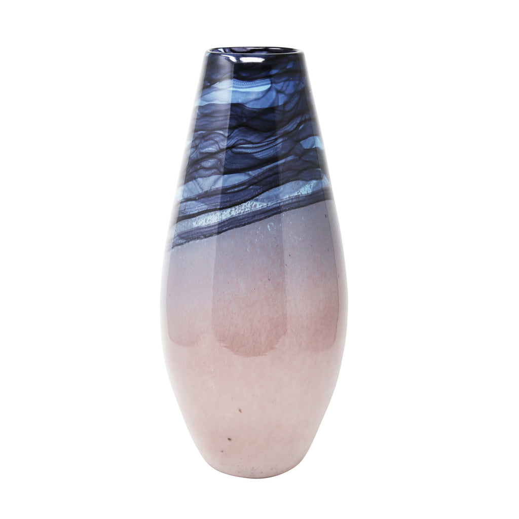 Glass Vase 20", Multi