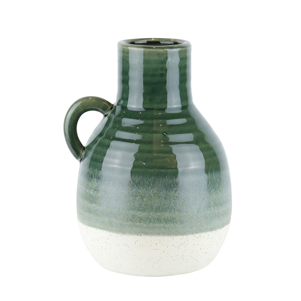 Ceramic 10" Jug, Green