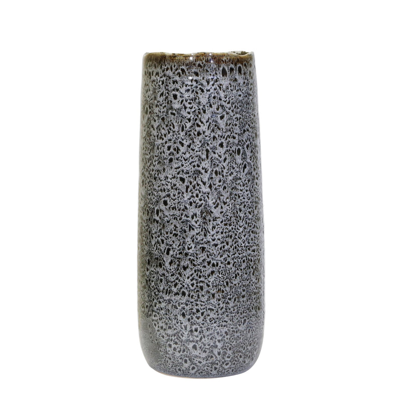 Ceramic 16.5" Vase, Black