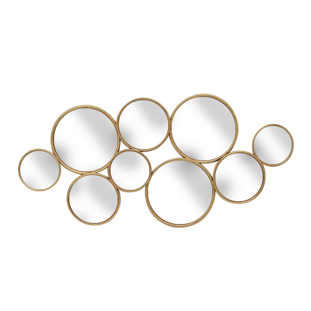 Metal 47.5" Mirror, Gold, Wb