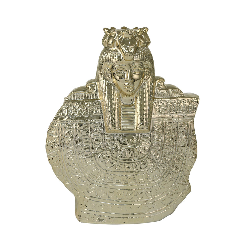 Ceramic 14" Table Top Sculpture, Gold