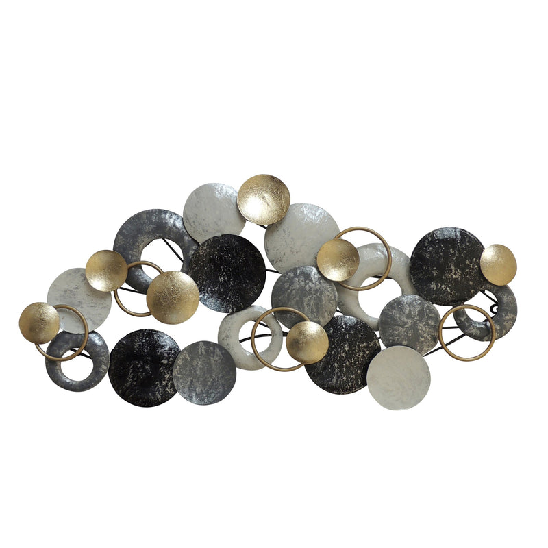 Metal 36.5" Wall Decor, Multi,Wb