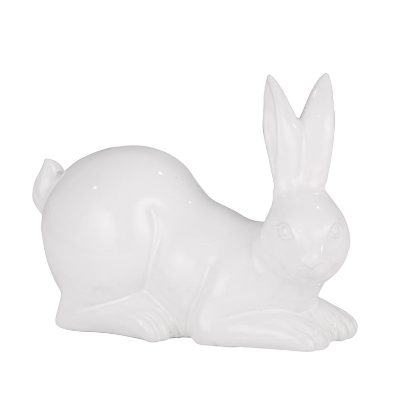 Ceramic 14" Rabbit, White