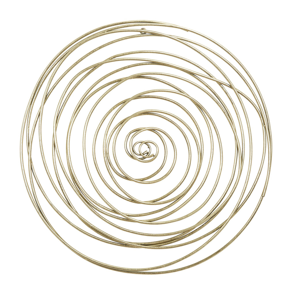 Metal 30" Wall Decor, Gold, Wb