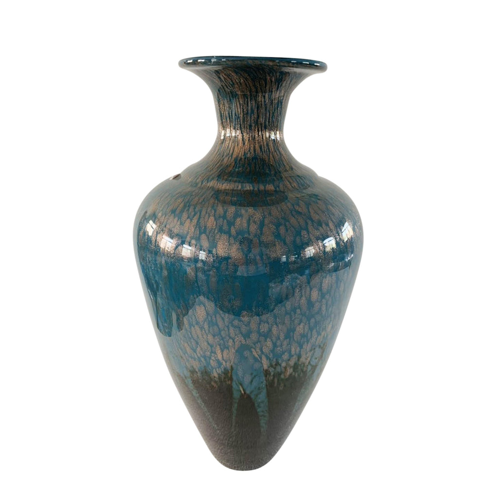 Glass 20" Vase, Blue Mix